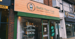 Laura and Natalie, who created Ruislip's first zero-waste refill shop